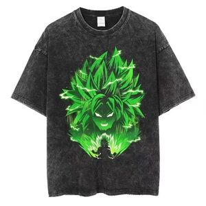 Graphic Green and Black Short Sleeve Tee